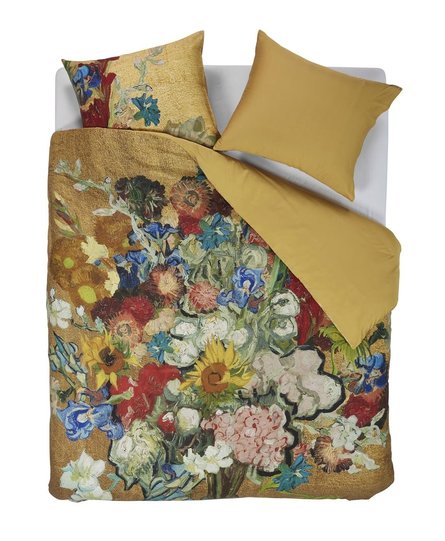 Beddinghouse x Van Gogh Museum Bouquet dAnniversaire - Gold 140x200/220 cm