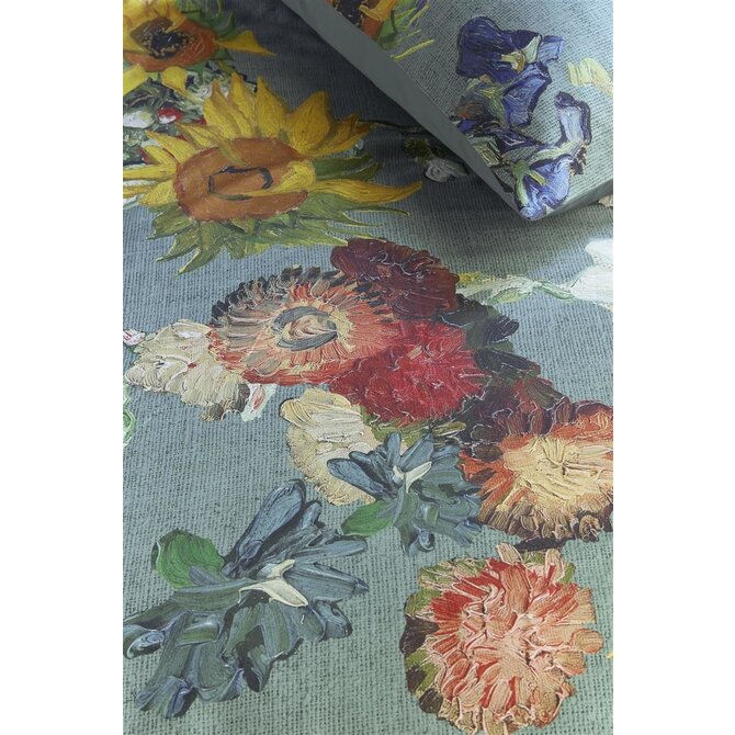 Beddinghouse x Van Gogh Museum Partout des Fleurs Bedspread - Green 260x260 cm Beddinghouse x Van Gogh Museum Partout des Fleurs Bedspread - Green 260x260 cm