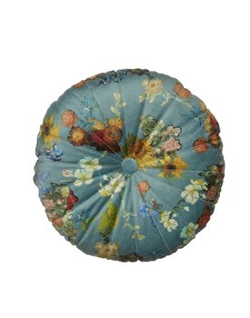 Beddinghouse x Van Gogh Museum Boule de Fleurs Cushion - Green diameter 40 cm