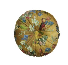 Beddinghouse x Van Gogh Museum Boule de Fleurs Cushion - Gold diameter 40 cm