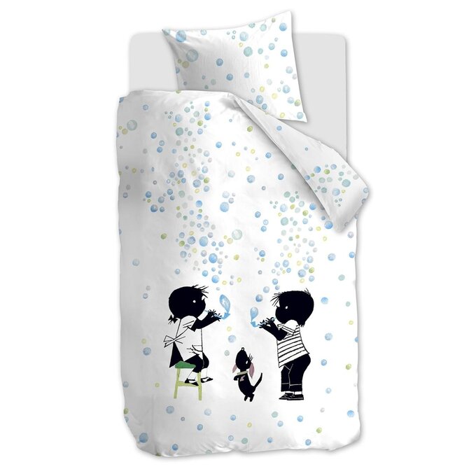 BeddinghousexFiep Amsterdam Bellenblazen Blue Green 140x200/220 cm