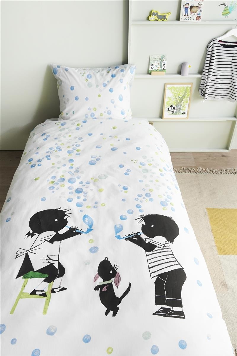 BeddinghousexFiep Amsterdam Bellenblazen Blue Green 140x200/220 cm