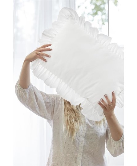 KAAT Amsterdam Sierkussen Faby - White 40x60 cm