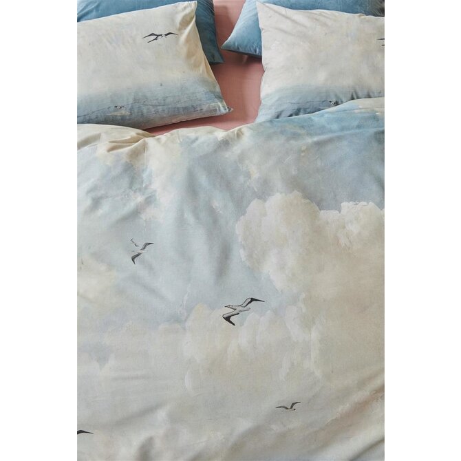 At Home by Beddinghouse Seaclouds Dekbedovertrek - Blue 240x200/220 cm At Home by Beddinghouse Seaclouds Dekbedovertrek - Blue 240x200/220 cm