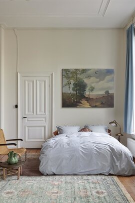At Home by Beddinghouse Flamboyant Dekbedovertrek - Blue Grey 140x200/220 cm