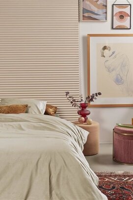 At Home by Beddinghouse Cosy Corduroy Dekbedovertrek - Off-white 200x200/220 cm