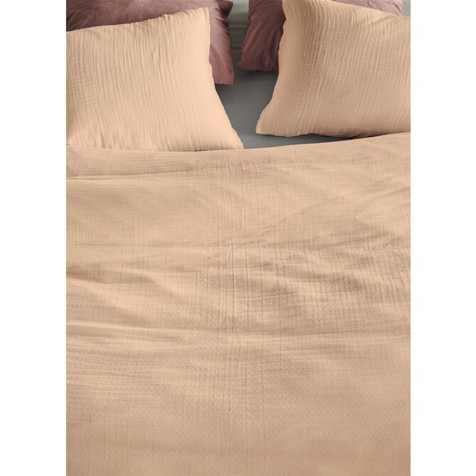 At Home by Beddinghouse Optimism Dekbedovertrek - Nude 200x200/220 cm