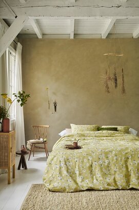 Ariadne at Home Daisies Dekbedovertrek - Light Yellow 140x200/220 cm