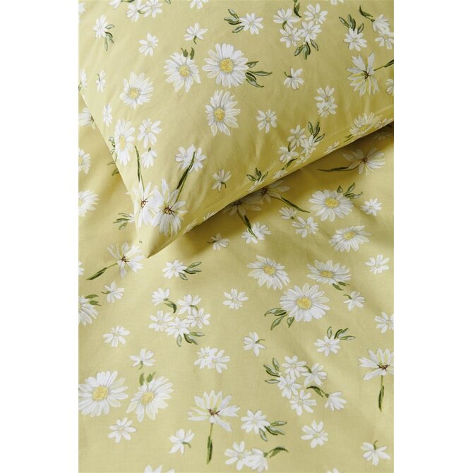 Ariadne at Home Daisies Dekbedovertrek - Light Yellow 240x200/220 cm