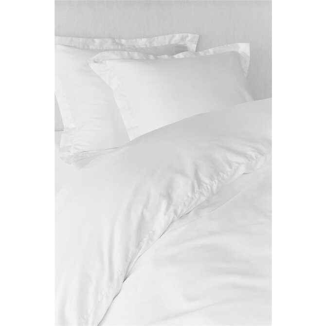 Beddinghouse Gloss  Dekbedovertrek  White 200x200/220 cm Beddinghouse Gloss  Dekbedovertrek  White 200x200/220 cm