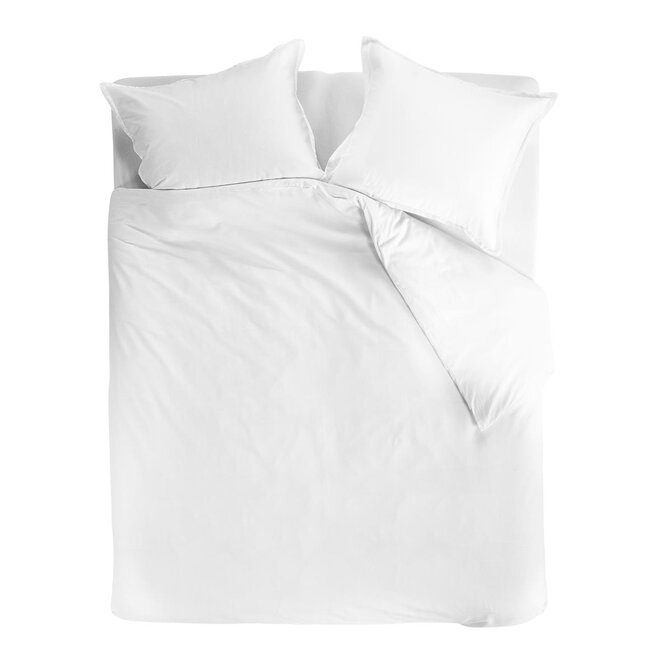 Beddinghouse Blanca  Dekbedovertrek  White 240x200/220 cm Beddinghouse Blanca  Dekbedovertrek  White 240x200/220 cm