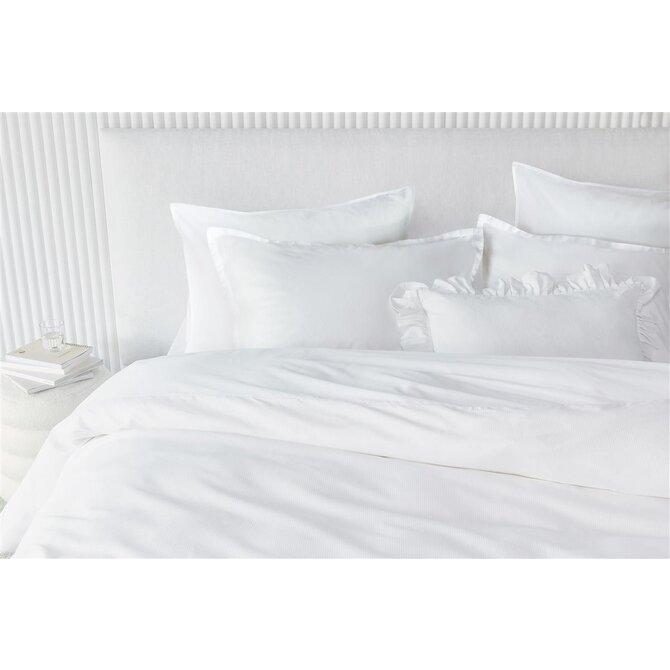 Beddinghouse Blanca  Dekbedovertrek  White 240x200/220 cm Beddinghouse Blanca  Dekbedovertrek  White 240x200/220 cm