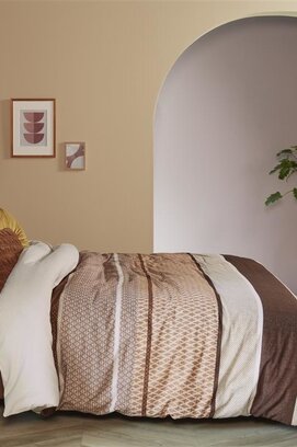Beddinghouse Benthe  Dekbedovertrek  Terra 200x200/220 cm