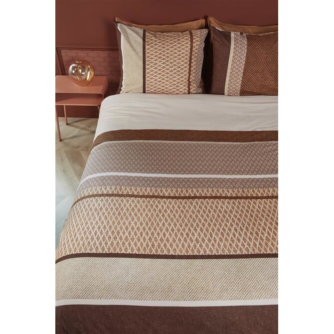 Beddinghouse Benthe  Dekbedovertrek  Terra 200x200/220 cm