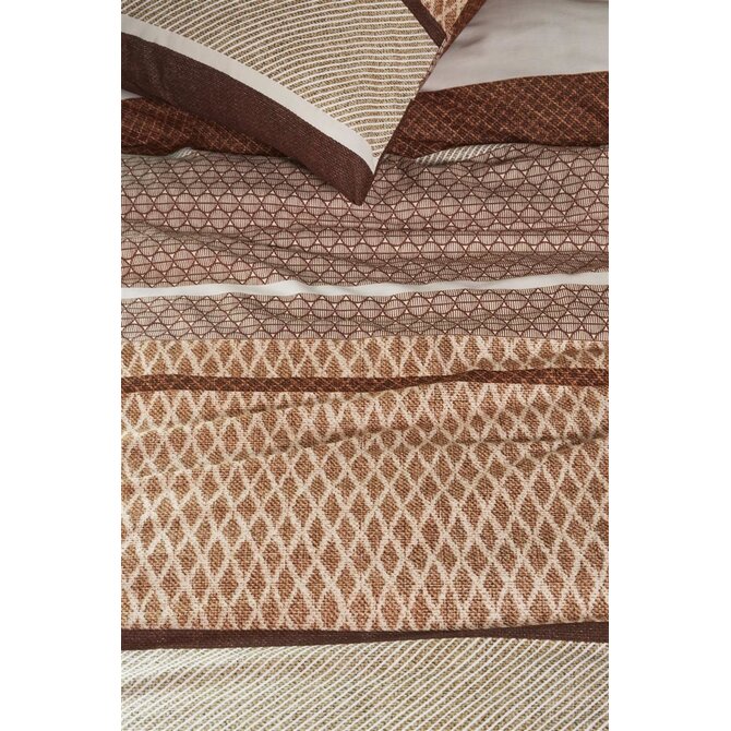Beddinghouse Benthe  Dekbedovertrek  Terra 200x200/220 cm