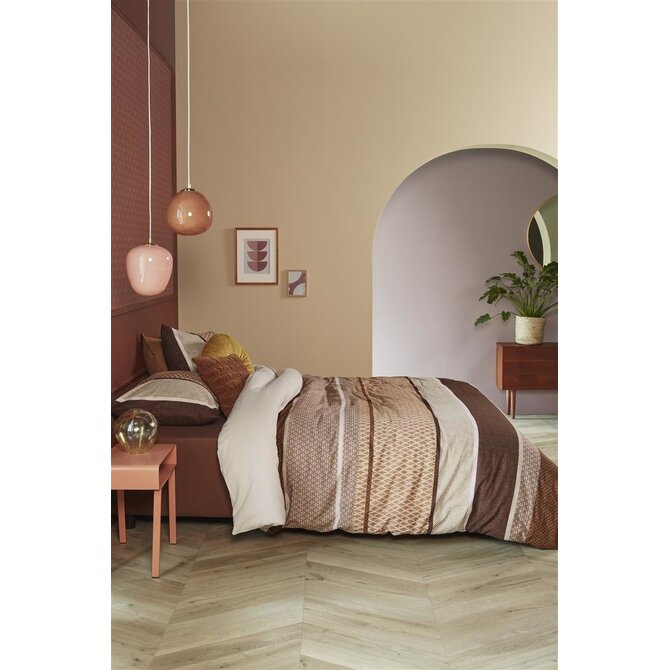 Beddinghouse Benthe  Dekbedovertrek  Terra 200x200/220 cm