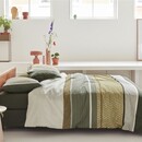 Beddinghouse Beddinghouse Benthe  Dekbedovertrek  Green 200x200/220 cm