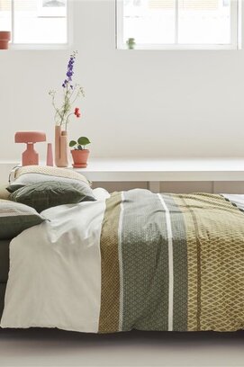 Beddinghouse Benthe  Dekbedovertrek  Green 200x200/220 cm