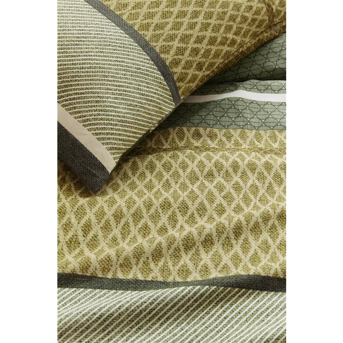 Beddinghouse Benthe  Dekbedovertrek  Green 240x200/220 cm