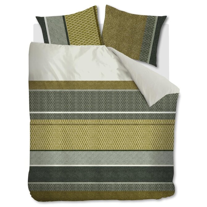 Beddinghouse Benthe  Dekbedovertrek  Green 240x200/220 cm
