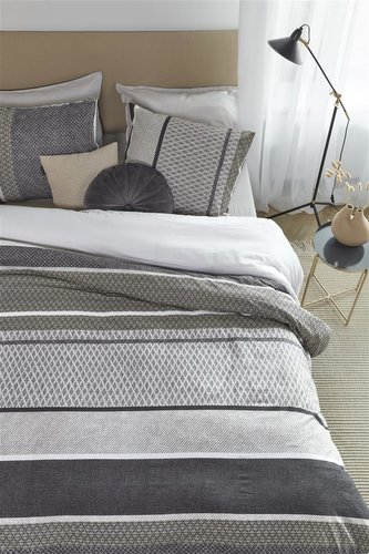 Beddinghouse Beddinghouse Benthe Dekbedovertrek Grey 140x200/220 cm