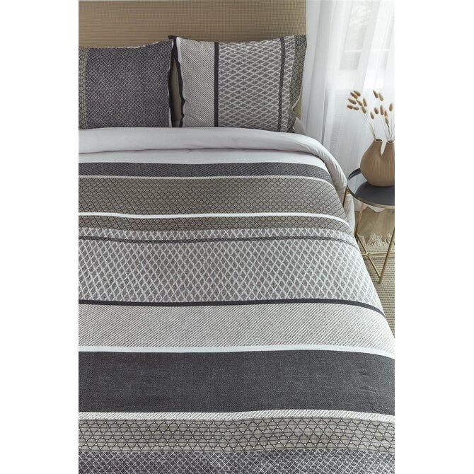 Beddinghouse Benthe  Dekbedovertrek  Grey 140x200/220 cm