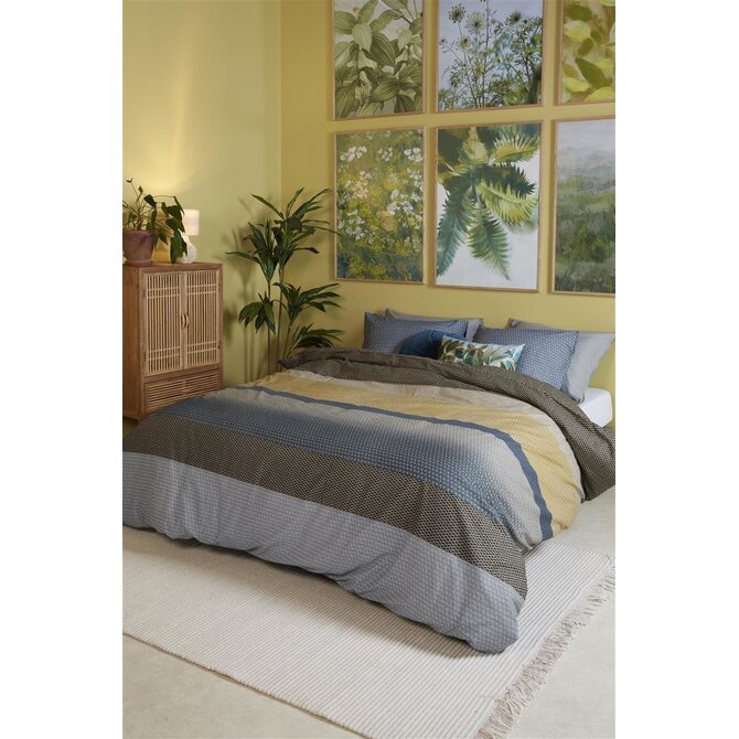 Beddinghouse Vance  Dekbedovertrek  Blue Green 200x200/220 cm