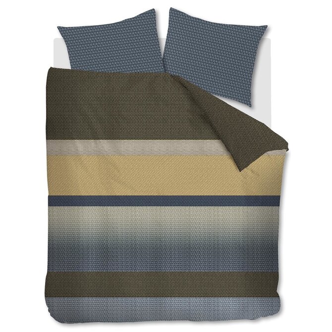 Beddinghouse Vance  Dekbedovertrek  Blue Green 200x200/220 cm