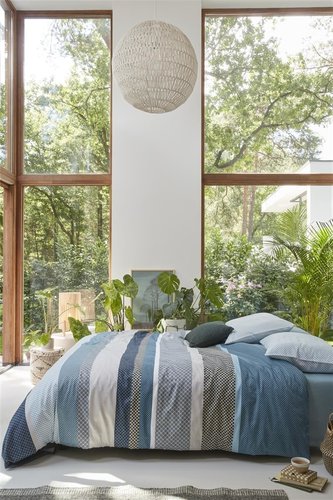 Beddinghouse Beddinghouse Lennart Dekbedovertrek Blue 240x200/220 cm afbeelding