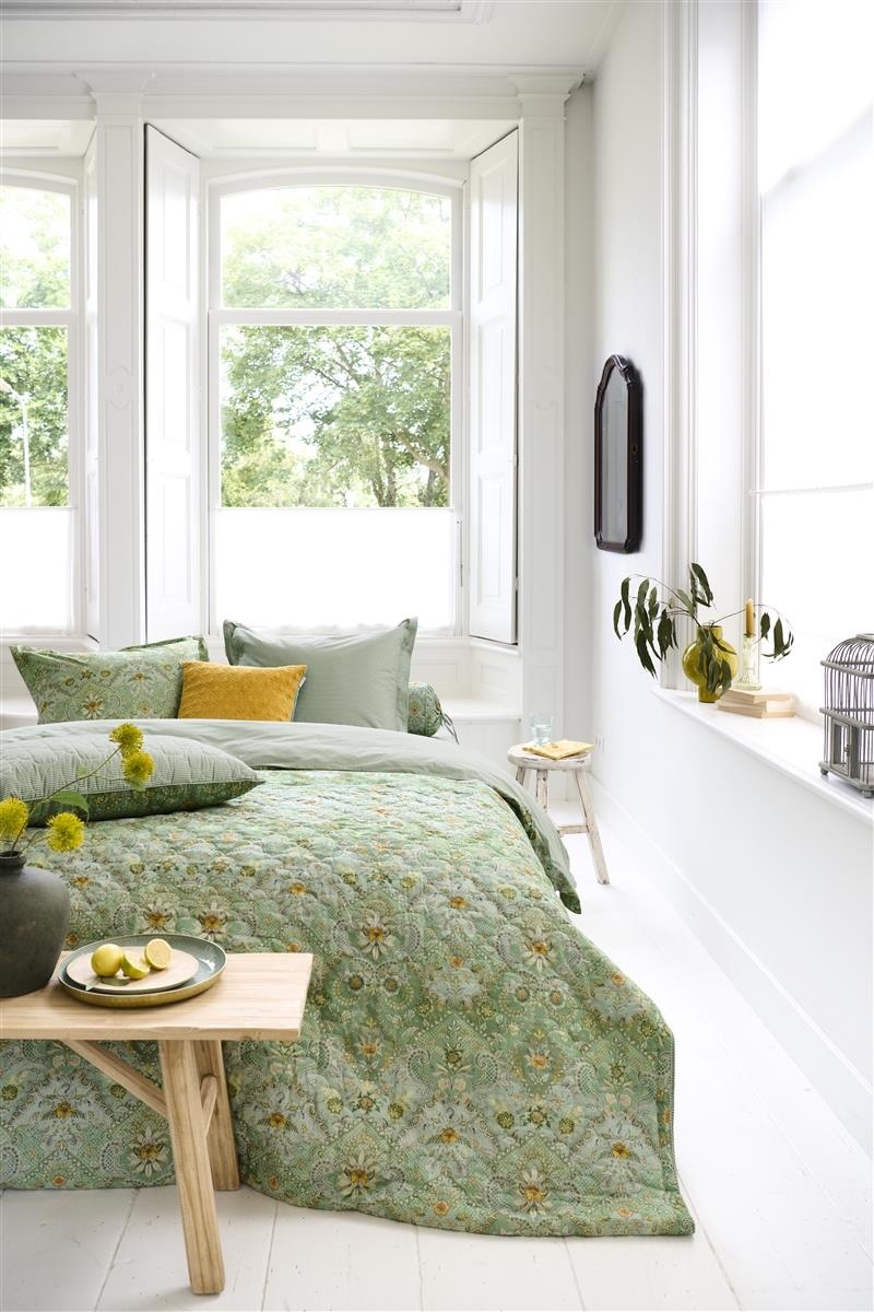 Pip Studio Saluti Piccoli Quilt Green 270x260 cm Bedshop
