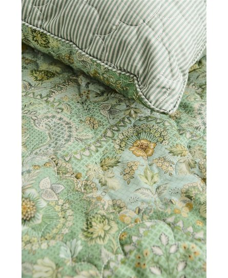 Pip Studio Saluti Piccoli Quilt - Green 270x260 cm