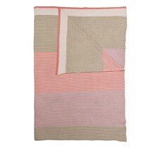 Pip Studio Blockstripe Throw - Pastel 130x170 cm