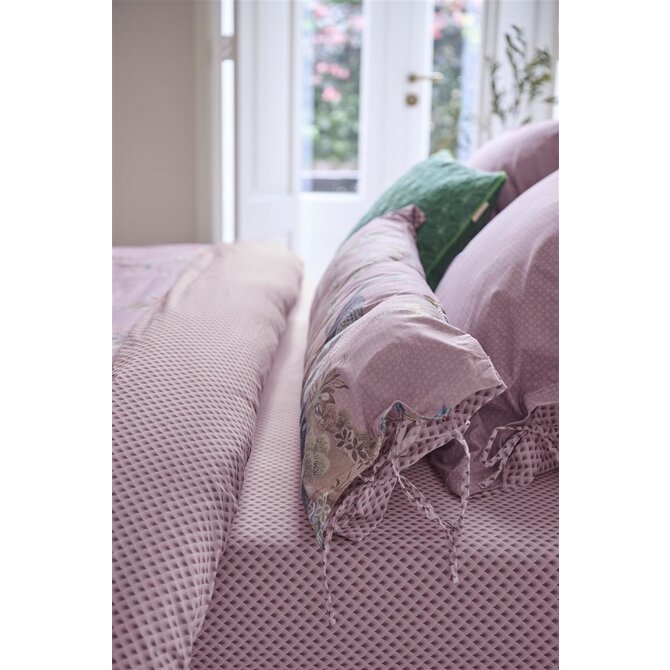 Pip Studio Suki Hoeslakens- Mauve 100x200 cm Hoekhoogte: 25 cm