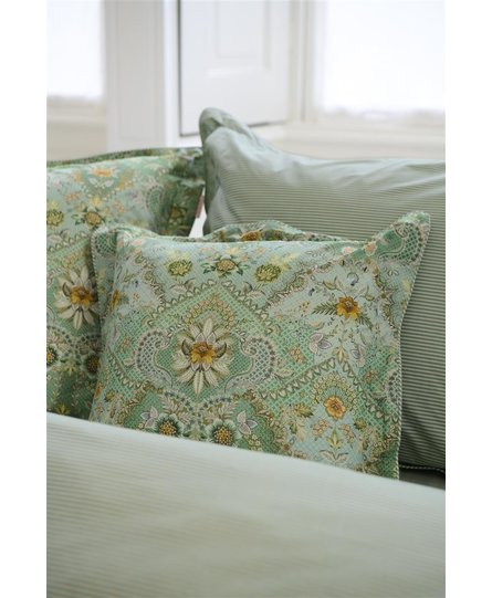 Pip Studio Saluti Piccoli Square Cushion - Green 45x45 cm