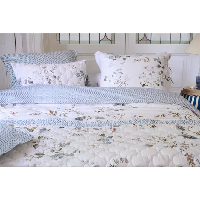 Pip Studio Kawai Flower Dekbedovertrekken- White 200x200/220 cm