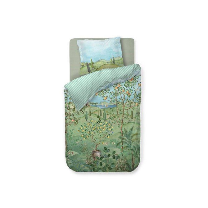 Pip Studio La Campagna Dekbedovertrekken- Green 140x200/220 cm Pip Studio La Campagna Dekbedovertrekken- Green 140x200/220 cm