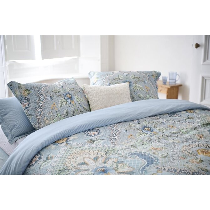 Pip Studio Saluti Grandi Dekbedovertrekken- Light Blue 200x200/220 cm