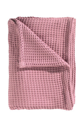 Heckett & Lane Wafel Plaid 180x260 Baby Pink