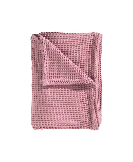 Heckett & Lane Wafel Plaid 180x260 Baby Pink