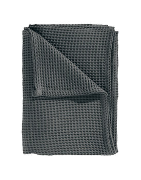 Heckett & Lane Wafel Plaid 180x260 Steel Grey