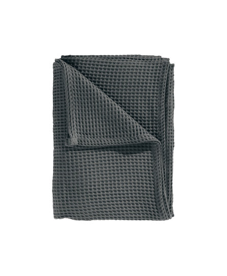 Heckett & Lane Wafel Plaid 180x260 Steel Grey