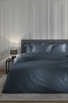 Heckett & Lane Diamante Dekbedovertrek 140x200x220 Maritime Blue