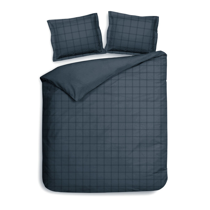 Heckett & Lane Diamante Dekbedovertrek 200x200x220 Maritime Blue