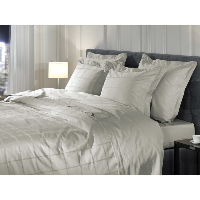 Heckett & Lane Diamante Dekbedovertrek 140x200x220 Cloud Grey