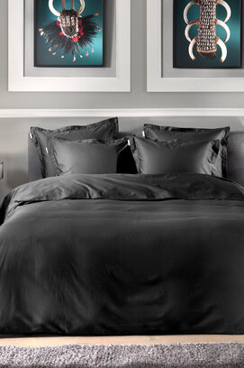 Heckett & Lane Punto Dekbedovertrek 240x200x220 Moonless Black