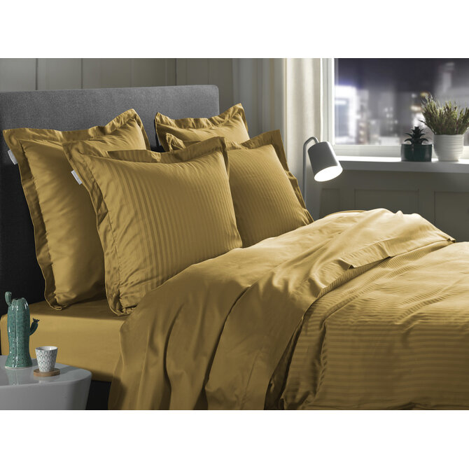 Heckett & Lane Banda Dekbedovertrek 240x200x220 Amber Gold