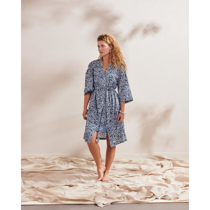 Essenza Sarai Lenthe Kimono sloe blue M