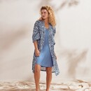 Essenza Essenza Sarai Lenthe Kimono sloe blue L