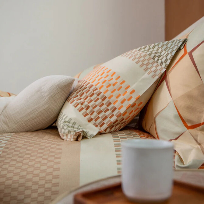 Vandyck Warm Retro  Multi Kussensloop (60x70)