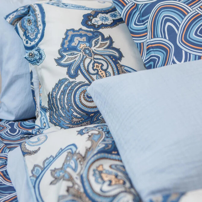 Vandyck Mystique  Powder Blue Kussensloop (60x70)